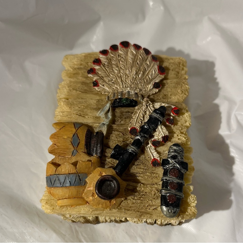 Cornerstone Creations Decorative Native American Trinket Box